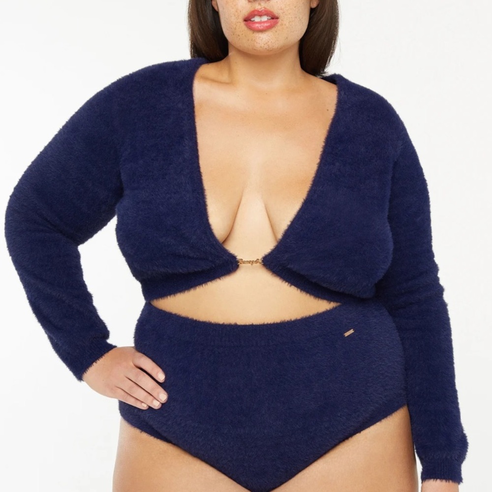 FLUFF IT UP PJ CROP TOP, size 3X, NWTGS - Picture 1 of 6